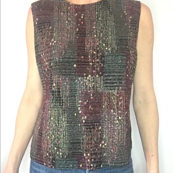 😍VTG abstract print blouse - Picture 4 of 8